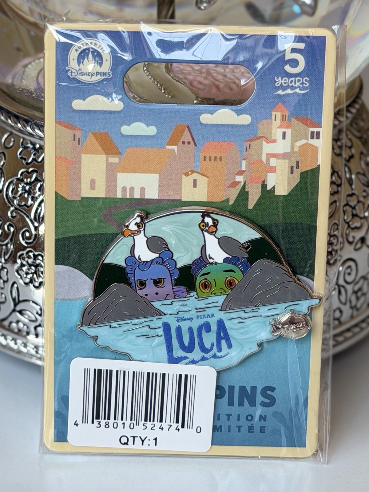 Disney Pixar Luca 5th Anniversary Pin LE 2500 Luca & Alberto Sealed