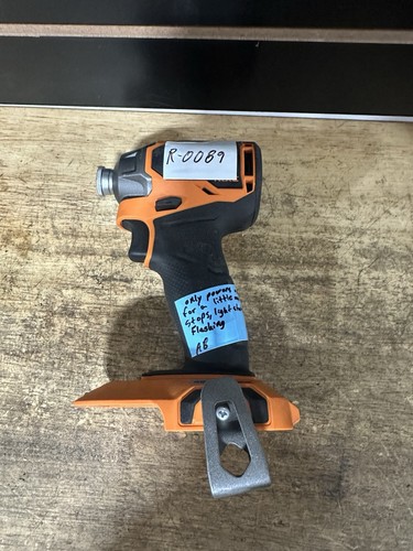 Ridgid 18V RNKSID01 NUKE Sub-Compact Impact Drill For Parts Or Repair R-0089