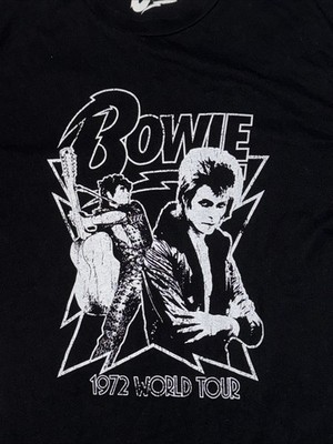 Sandro Paris David Bowie '1972 World Tour Tee .Size 2 (Small) T