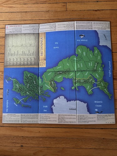Britannia Board Game Avalon Hills Un-punched - Picture 11 of 12