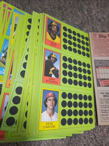 1981 Topps MLB Baseball SCRATCH-OFF 242 Pannel Lot (726 Cards) Ozzie Pete Rose + - Picture 3 of 22