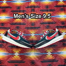 Nike X Sacai X LD Waffle Undercover Midnight Spruce Red DJ4877-300 Men Size 9.5