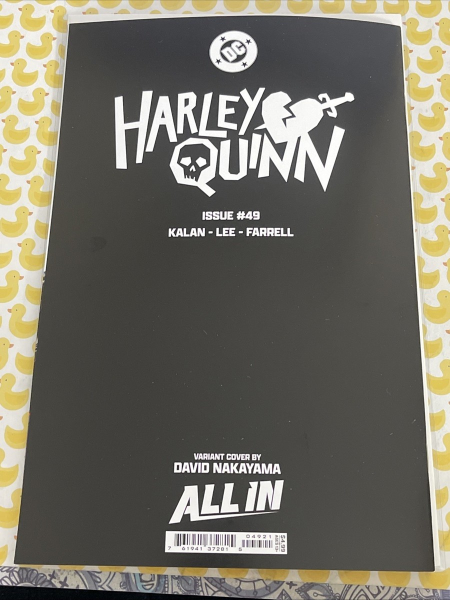 HARLEY QUINN #49 DAVID NAKAYAMA SELECT FIGHTER VARIANT COVER B