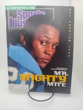 1990 Barry Sanders Sports Illustrated Mag Detroit Lions NFL Mr Mighty Mite Vtg