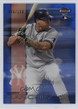 2016 Topps Finest Blue Refractor 26/150 Gary Sanchez #64 2g0