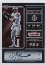 2018 Panini Contenders Draft Picks Bowl Ticket /25 JT Barrett #151 Auto 1fl4