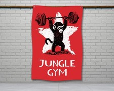 Jungle Gym Flag - Motivational Home Gym Decor