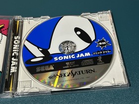 Sonic Jam Sega Saturn Reg Card Spine Flyers Japan Tested Excellent