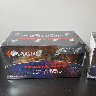 forgotten realms set booster box MTG D&D Adventures In The Forgotten Realms Draft Booster Box New Sealed  English 630509981151| eBay