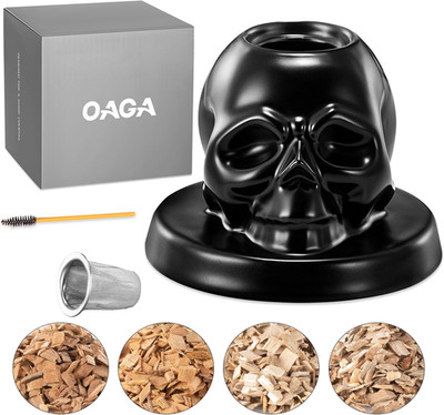 Whiskey Smoker Kit - 4 Wood Chips, Cocktail Smoker Infuser Kit, Old Fashioned Dr