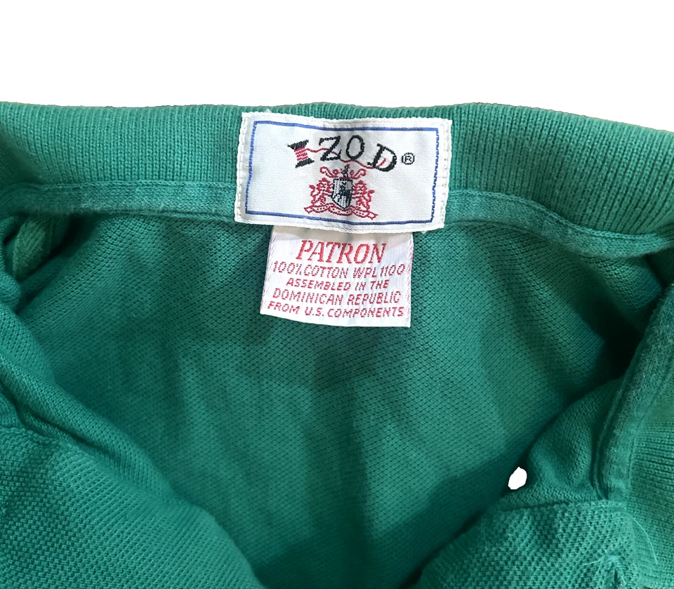 Polo Martha's Vinyard Vintage Izod Estimado YXL Verde (ver foto de medida) Foto 3 de 4