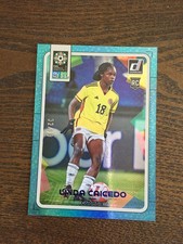 2023 Panini Donruss World Cup Linda Caicedo Colombia Real Madrid Blue 32/99 RC