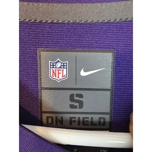 Camiseta Nike Baltimore Ravens Mark Ingram 21 NFL para hombre talla pequeña púrpura en el campo Foto 3 de 4