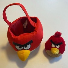 Angry Birds 10 Plush Basket/Bucket 7" plush toy