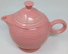 Pink Fiestaware Homer Laughlin Teapot Coffee Pot with Lid