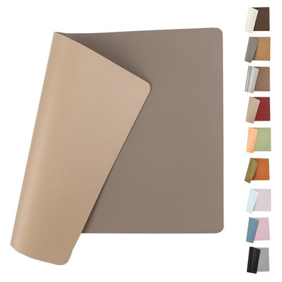 PEYER Loreto Leder Duo Tischset Platzset Platzdeckchen Deckchen wendbar 30x43 cm
