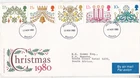 GB 1980 Christmas FDC Redhill cancel typed with enclosure VGC