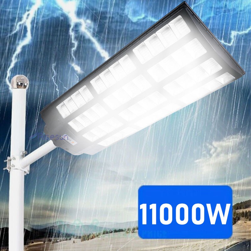 8700W 11000W LED Commercial Large Solar Street Light Dusk to Dawn High Intensity