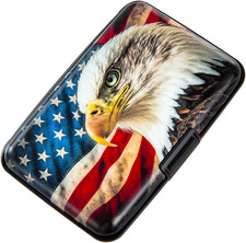 Credit Card Holder Small RFID Blocking Wallet Business Metal Slim Mini Aluminum
