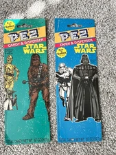 Pez Star Wars Cardboard 1970’s Empty Display Box