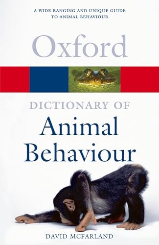 A Dictionary of Animal Behaviour (Oxford Quick Reference),David