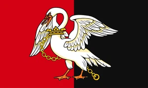 Buckinghamshire Flag Self Adhesive Vinyl Sticker