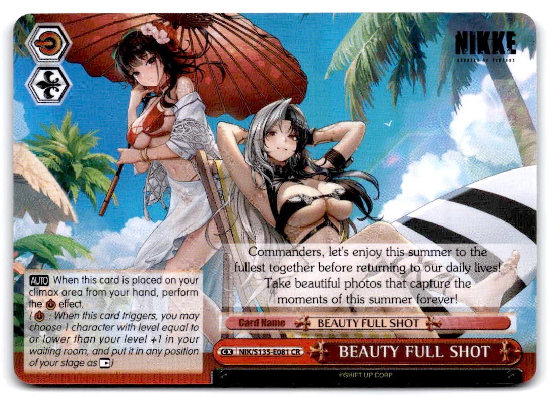 Rosanna Sakura Weiss Schwarz NIKKE Vol.2 NIK/S135-E081 CR English Trading Card