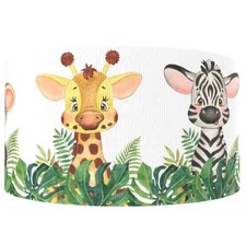 1 inch 1 yard Animal Petting zoo animal printed Grosgrain Ribbon 1206373