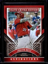 2015 Elite Extra Edition Aspirations Die Cut #168 Jhailyn Ortiz SERIAL # 042/200
