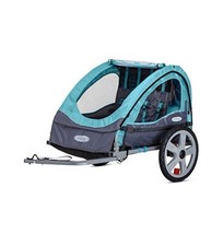 Instep Take 2 Bike Trailer for Kids Double Seat with Bug Screen Weather Shield
