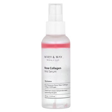 Mary&May Rose Collagen Mist Serum 100ml ? Hydrating Glow Facial Mist