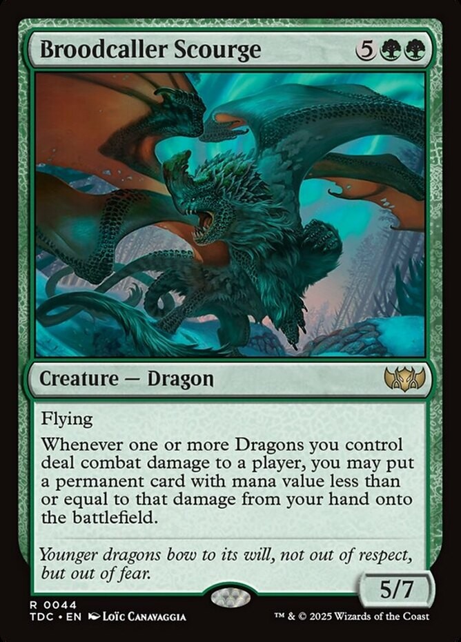 x1 Broodcaller Scourge R MTG Commander: Tarkir: Dragonstorm M/NM, English
