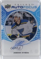 2023-24 Upper Deck Trilogy Auto Focus Jordan Kyrou #AF-JK Auto ki6