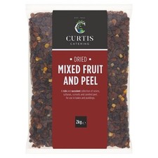 Curtis Catering Dried Mixed Fruit and Peel Pack 2kg FAST AND FREE DELIVERY 14.75 per kilo