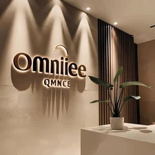 Personalized Acrylic Logo Sign – Indoor Waterproof Business Wall Office Sign