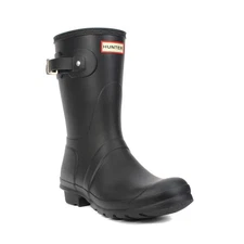 Hunter Original Short Women's Boots Black Size 7