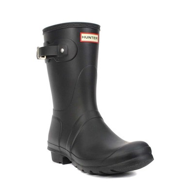 Hunter Original Short Women's Boots Black Size 7