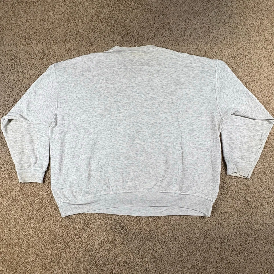 VTG San Francisco 49ers Sweatshirt But I Bleed Scarlet & Gold Pullover Sz 2XL - Image 3 of 4