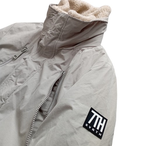 River Island Padded Jacket With Fleece-Lined Collar - Size L (Brand New W/ Tags) - Picture 5 of 9