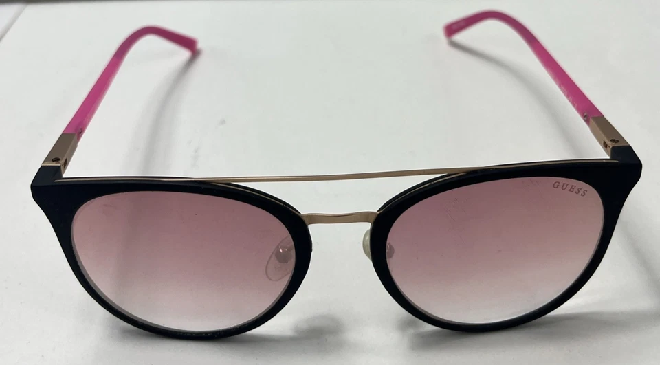 Guess #eyecandy GU3021 02U 黑色/紫色镜面镜片太阳镜 56 20 140 * 2 — 第 3/4 张图片