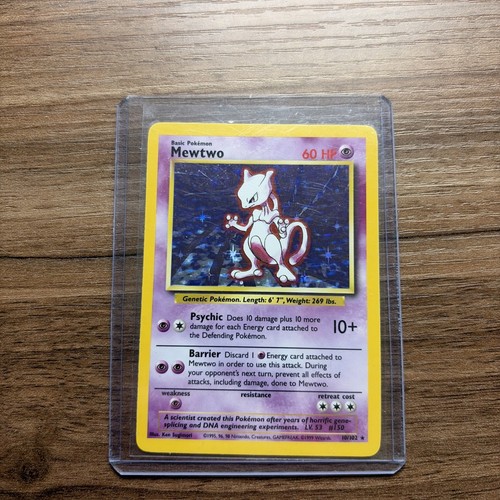 Mewtwo Base Set Holo 10/102