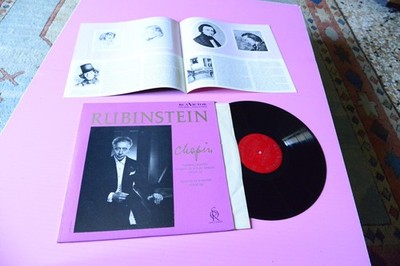 CHOPIN RUBINSTEIN LP FUNERAL MARCH LDS 2554 ORIG US 1961 EX+ RCA STEREO !!!