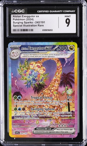 Alolan Exeggutor ex graded CGC 9 for sale on eBay