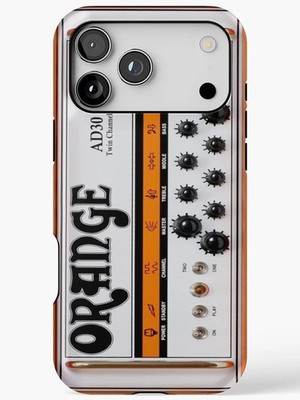 NEW! Orange Guitar Amp iPhone Samsung Tough Case Made In USA