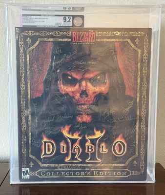 Diablo 2 Collector's Edition #197 / 70000 New, Sealed, Graded, And Signed