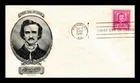 US COVER EDGAR ALLAN POE FIRST DAY ISSUE SCOTT 986 SMARTCRAFT CACHET