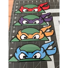 Ninja Turtles | TMNT | Car Peeker Decal | Pick One | 7"
