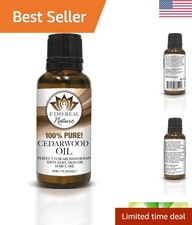 100 Pure Cedar Essential Oil - 1.01 Fl Oz for Ultimate Aromatherapy Relaxation