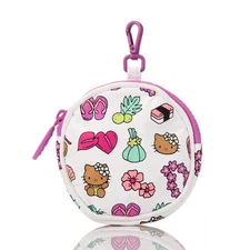 Aloha Collection Hello Kitty White Mini Cutie Pouch Hawaii Exclusive Ltd Edition