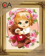 "My Present""  Printed Needlepoint Tapestry  Kit  6336K